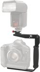 Xit XTRTFB 180Degree Quick Flip Rotating Flash Bracket, Black