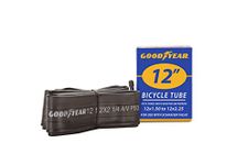 Goodyear Bicycle Tube, 12 X 1.5/2.25 | 12-inch Bike Tube with Butyl Rubber | Dependable Mountain Bike Tubes for Premium Cycling | 12 X 1.5/2.25