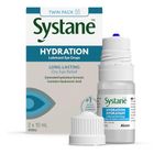 Systane Hydration Eye Drops for Eyes Long-Lasting dryness Relief, Hydrating Eye Drops Eye Relief from Extended Screen Time - 10mL x 2