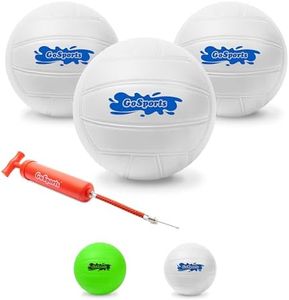 GoSports Water Volleyball 3 Pack Great for Swimming Pools or Lawn Volleyball Games