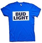 Bud Light Officially Licensed Logo Mens T-Shirt (Blue), XX-Large