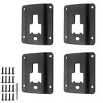 Boxlink Tie Down Anchors Plates 4 Pack Truck Bed Cargo Tie Down Brackets Compatible with 2015-2023 F150 F250 F350 Raptor Replace #FL3Z99000A64B FL3Z-9928408-AB