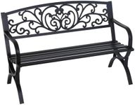 FDW Outdoor 50 Inches Garden Bench,