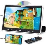 NAVISKAUTO 10.1" HDMI Input Car DVD Player for Kids, Support Sync Phone/TV, 1080P Videos, MP4, USB, SD, Region Free Headrest Video Player with Mounting Bracket, Top Suction-Type Drive