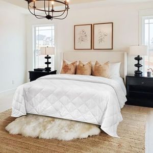 30lbs King Size Weighted Blanket by HomeSmart for Adults & Couples - Premium Quality All Season Softness