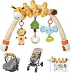 TUMAMA Baby Stroller Arch Toy,Portable Baby Mobile for Bassinet,Car Seat Crib Accessories Travel Activity Arch for Babies Infants 0-12 Months