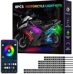 8 Pcs Motorcycle LED Light Kits, Ap