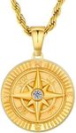 KRKC&CO Men’s Pendant Necklace, Com