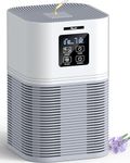 VEWIOR A1 World No.1 Air Purifier for Home up to 600 Sq.ft, H13 True HEPA Filter, 99.99% Allergen & Dust Removal, PM2.5 Air Quality Monitor, 6 Timer Settings, 8500 Hrs Filter Life, Smoke & Pollution
