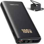 VEEKTOMX 100W Laptop Power Bank 20000mAh [Upgraded Version], USB C Super Fast Charging Portable Charger, Large Capacity Battery Pack - Compatible with Steam Deck, MacBook, iPhone, Samsung, and More