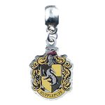 The Carat Shop Official Harry Potter Jewellery Hufflepuff Crest Slider Charm Bead