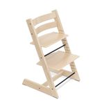 Stokke Tripp Trapp - Ergonomic Adjustable High Chair for Babies, Toddlers & Adults - Grow-with-Me Family Chair, Natural