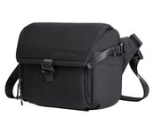 Arctic Hunter Camera Bag Crossbody Sling Bag for DSLR Camera and Lens with Tripod Holder Multiple Pockets for iPad Battery Shockproof Water Resistant One Shoulder Camera Bag for Men Women,Black