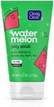 Clean & Clear Hydrating & Exfoliating, Gentle & Oil Free Juicy Watermelon Daily Facial Cleanser Scrub, Buffs Dirt & Oil While Cleansing & Quenching Dry Skin, 4.2 Fl Oz