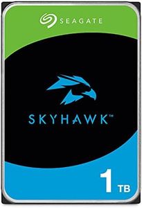 Seagate SkyHawk, 1TB, Hard Disk Interno per Applicazioni Video, Unità SATA 6GBit/s, 3.5", Cache 256 MB, 3 Anni servizi Rescue in-house (ST1000VX013)
