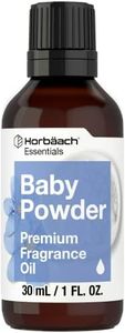 Horbäach Baby Powder Fragrance Oil | 1 fl oz (30ml) | Premium Grade | for Diffusers, Candle and Soap Making, DIY Projects, Aroma Spray, & More