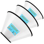 GLADOG Soft Dog Cone Collar – 3 Similar Sizes per Set (S/M/L) for Better Fit, XL Single Size – Cone for Dogs to Stop Licking, Adjustable E Collar for Dogs After Surgery, Elizabethan Collar for Dog