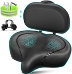 Twomaples Bike Seat with Backrest, 