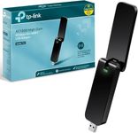 TP-Link Wi-Fi Dongle AC1300 Wireless Dual Band USB Wi-Fi Adapter for PC Desktop Laptop Tablet (Supports Windows XP/7/8/8.1/10/11 and Linux, USB 3.0) (Archer T4U)