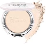 IT Cosmetics Celebration Powder Foundation Illumination - Fair (W) | Anti-aging Face Powder Foundation - Buildable Full Coverage, Blurs Pores + Absorbs Oil, Instantly Brighter Skin, Talc-free