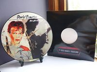David Bowie - Scary Monsters (and Super Creeps) - 12" LP Vinyl Record Handmade Wall Clock