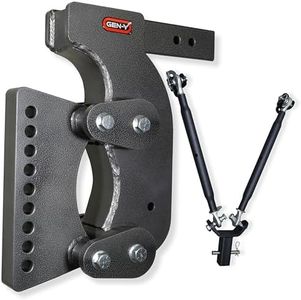 GEN-Y Hitch Weight Distribution Shank for 2.5" Receiver - 15" Drop, 21,000 LB Towing Capacity, 2,400 LB Tongue Weight, Silver