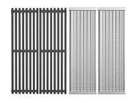 Outspark Cooking Grid Grates and Emitter Plates Replacement Parts for Charbroil Commercial TRU-Infrared Grills 463241013, 463243812, 463243911, 463246909,Cast Iron