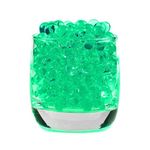 COBQB Water Beads for Vases - 5,000 Pcs Gel Balls Green - Decorative Sand for Vase Fillers - Decor Home Accessories for Floating Candles Making Wedding Party Decoration