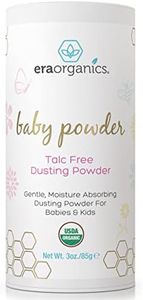 Talc Free Baby Powder 90ml USDA Certified Organic Dusting Powder by Honeybuns Non-GMO, Cruelty Free, Natural and Organic Baby Products.