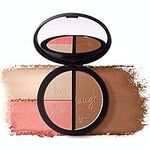 IT Cosmetics Most Beautiful You Blush, Luminizer & Bronzer Palette - 3 in 1 Face Palette for Natural, Glowy Makeup - Contains Matte Bronzer and Brightening Blush (0.78 oz)