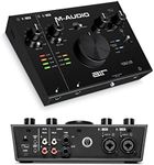 M-Audio AIR 192x8 USB C MIDI Audio Interface for Recording Music, Vocal, Guitar with Studio Quality, 2 XLR in, RCA outs and Music Production Software