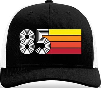 NewEleven 40th Birthday Gifts for Men Women - 1985 40 Year Old Gifts for Men, Women, Dad, Mom, Husband, Wife - Retro Trucker Hat