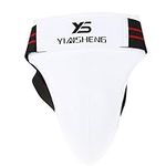 Taewondo Male Groin Protector, Martial Art Groin Guard for Boxing, Karate, Sanda(L) Body and Protective Equipment Crotch Protection