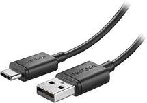 Insignia - 10' USB Type A-to-USB Type C ChargeSync USB-C Cable - Black - Model: NS-MCAB10