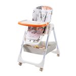 StarAndDaisy Galaxy Star High Chair For Baby Girls&Boys,Multifunction 6 In 1 Feeding Chair With Height Adjustment,One Click Fold,Detachble Food Tray,Reclining Seat 6 Months To 5 Years Kids(Graffiti)