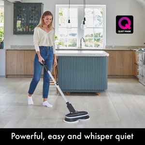 Aircraft Home PowerGlide Cordless Hard Floor Cleaner & Polisher – 4 Pads for Wood, Tile, Laminate