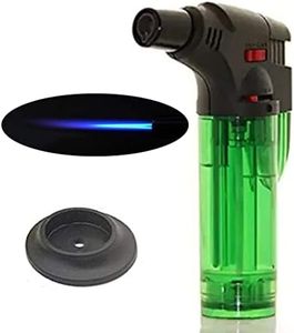 A.K.TRADERS Windproof Jet Flame Gun Thrower Ultra Light Butane Gas Fire Blow Torch for Soldering, Welding Flame Lighter
