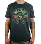 Amplified Men's Foo Fighters-FF Air T-Shirt, Grey (Charcoal Cc), (Size:S)