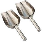2 Pcs Dog Food Scoop Stainless Stee