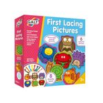 Galt Toys, First Lacing Pictures, Threading Toy, Ages 3 Years Plus , 20 x 20 cm