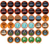 Two Rivers Coffee Medium Roast Coffee Pods, Compatible with 2.0 Keurig K-Cup Brewers, Assorted Variety Sampler Pack, 40 Count