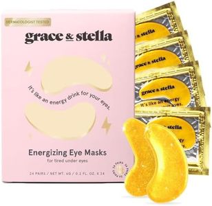 grace & stella Under Eye Mask - Valentines Day Gifts for Women - Reduce Dark Circles, Puffy Eyes, Undereye Bags, Wrinkles - Gel Under Eye Patches - Bridesmaid Gifts - Vegan Self Care (24 Pairs, Gold)