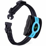 Anti Bark Collars For Dogs, Dog Bark Collar With Vibration & Variable Beep Modes For Small Medium Large Dogs Rechargeable IP67 Waterproof Humane Stop Barking Blue