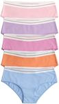 Leonisa 5-Pack Cotton Blend Hipster