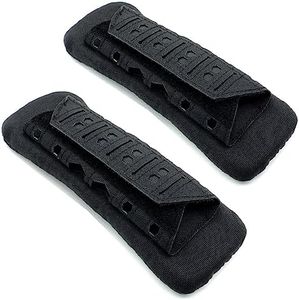 Zamudam Tactical Vest Shoulder Pad Cushion Pad for CPC JPC XPC Molle Plate Carrier Shoulder Strap Pads 1 Pair Black