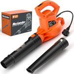 MAXLANDER Leaf Blower Corded, 7-AMP 350CFM/155MPH Electric Leaf Blower, Handheld Lightweight Small Leaf Blowers for Lawn Care