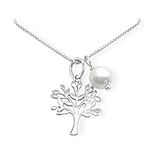 Tree of Life Necklace with Crystal 