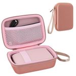 co2CREA Hard Travel Case Replacement for Fujifilm Instax Mini Link 3 2 1 Smartphone Printer (Rose Pink Case)