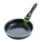 GreenPan Clip Series 8" Frying Pan Skillet with Detachable Handle, Aluminum, Healthy Ceramic Nonstick Coating, Induction, Dishwasher Safe, PFAS-Free, Black