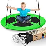 SereneLife Saucer Swing with Hang K